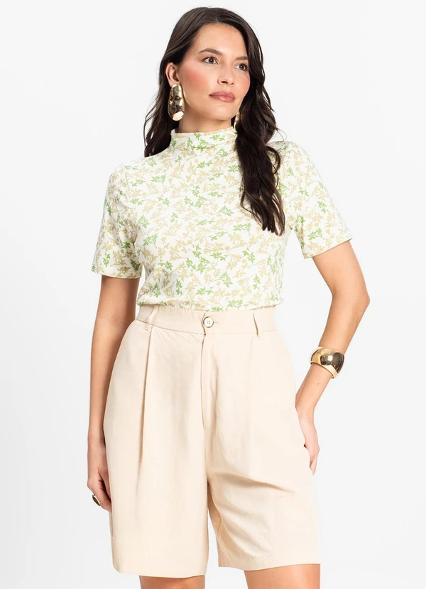 Infinita Cor - Blusa Feminina Verde 4