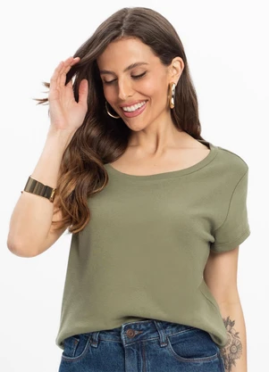 Infinita Cor - Blusa Feminina Verde - INFINITA COR
