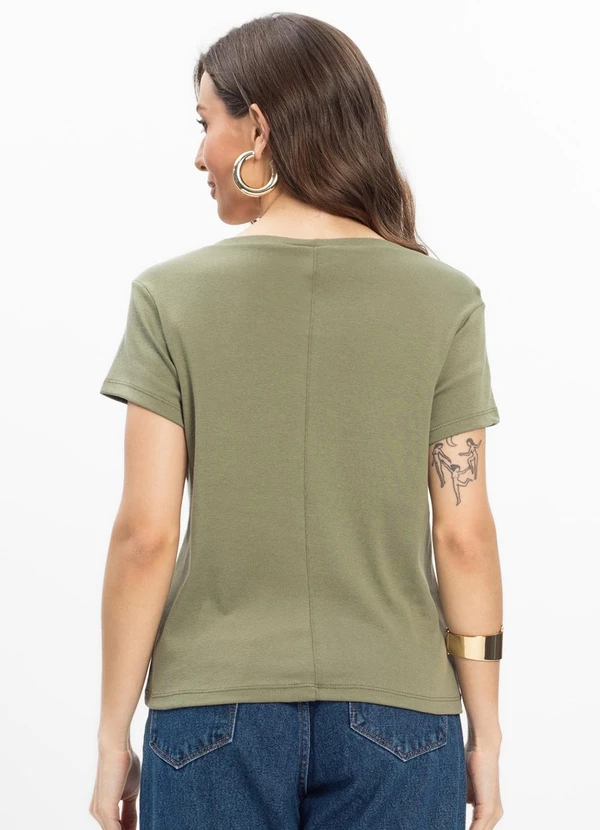 Infinita Cor - Blusa Feminina Verde 2