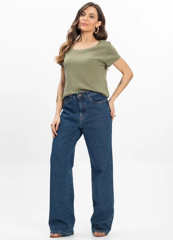 Infinita Cor - Blusa Feminina Verde 3