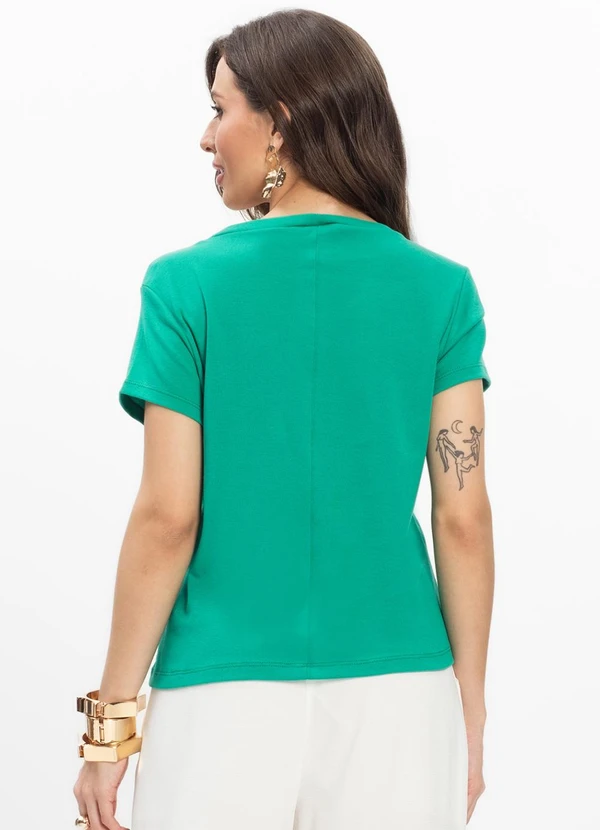 Infinita Cor - Blusa Feminina Verde 2