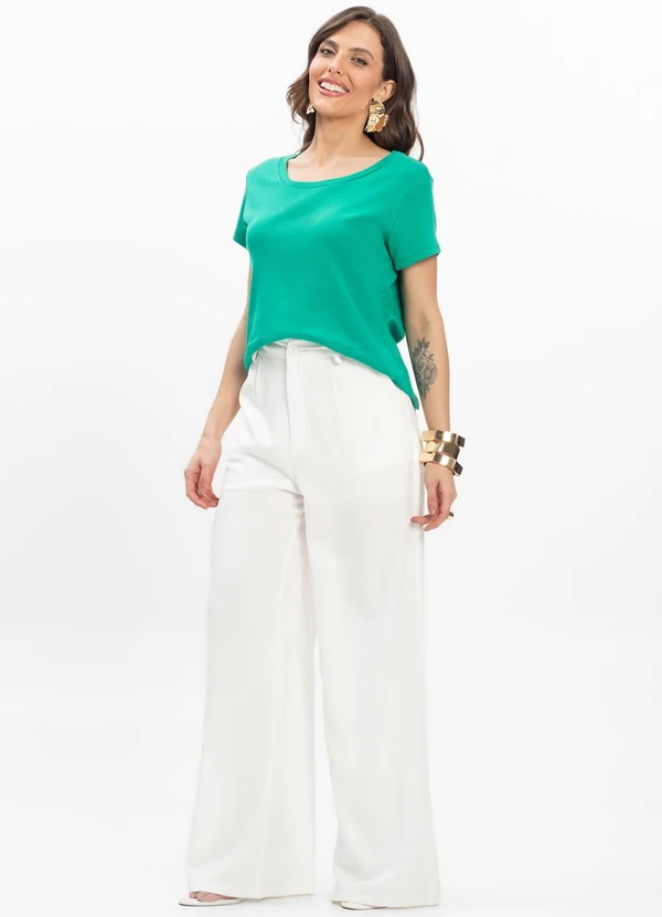 Infinita Cor - Blusa Feminina Verde 3