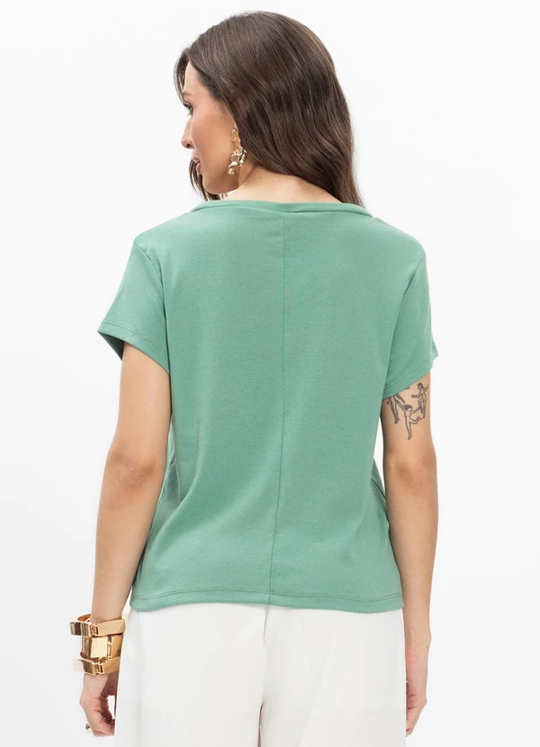 Infinita Cor - Blusa Feminina Verde 2