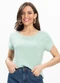 Infinita Cor - Blusa Feminina Verde - variação: Verde
