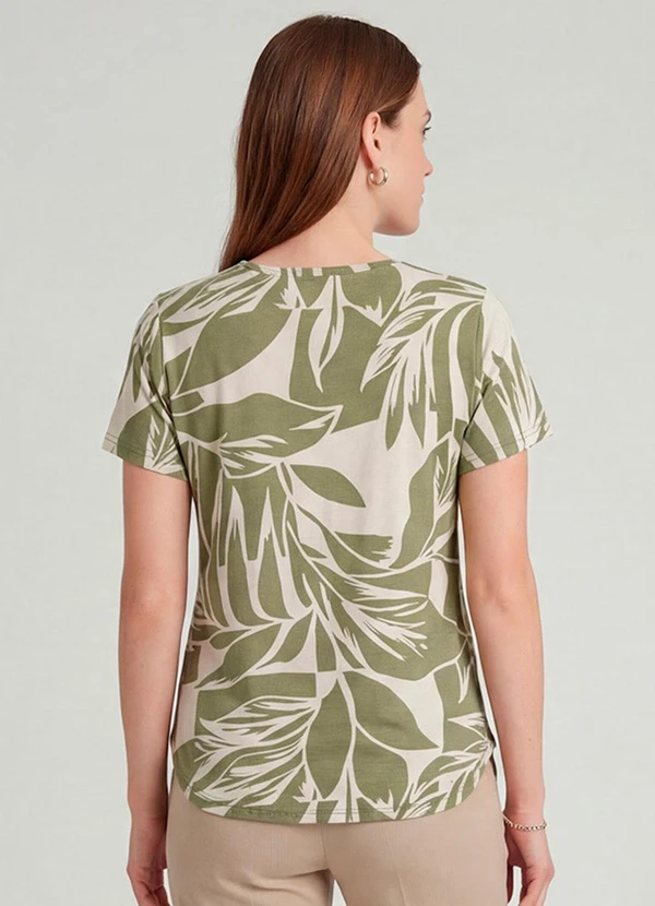 Infinita Cor - Blusa Feminina Verde 2