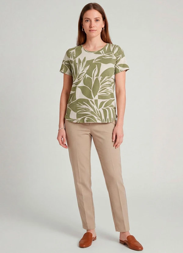 Infinita Cor - Blusa Feminina Verde 3