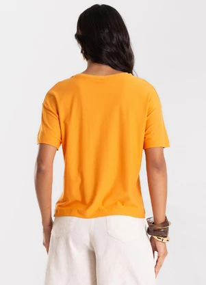Rovitex - Blusa Feminina Visco Creponada Marrom - ROVITEX