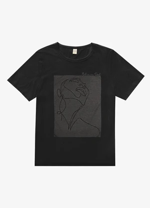 Rovitex - Blusa Feminina Visco Creponada Preto - ROVITEX