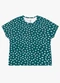 Rovitex - Blusa Feminina Visco Maquinetado Estampada Preto - variação: Verde