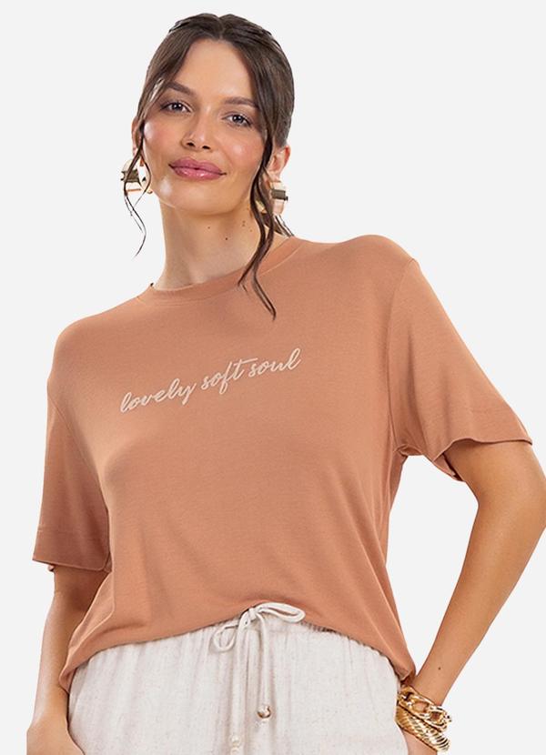 Rovitex - Blusa Feminina Visco Tricot Marrom