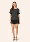 Endless - Blusa Feminina Viscose Acetinada Marrom - variação: Preto