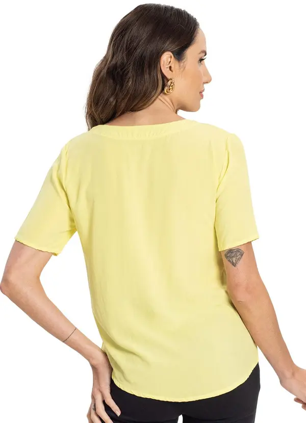 Endless - Blusa Feminina Viscose Amarelo 2