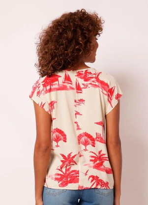 Torra - Blusa Feminina Viscose Bege - TORRA