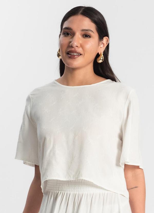 Rovitex - Blusa Feminina Viscose Bege 1