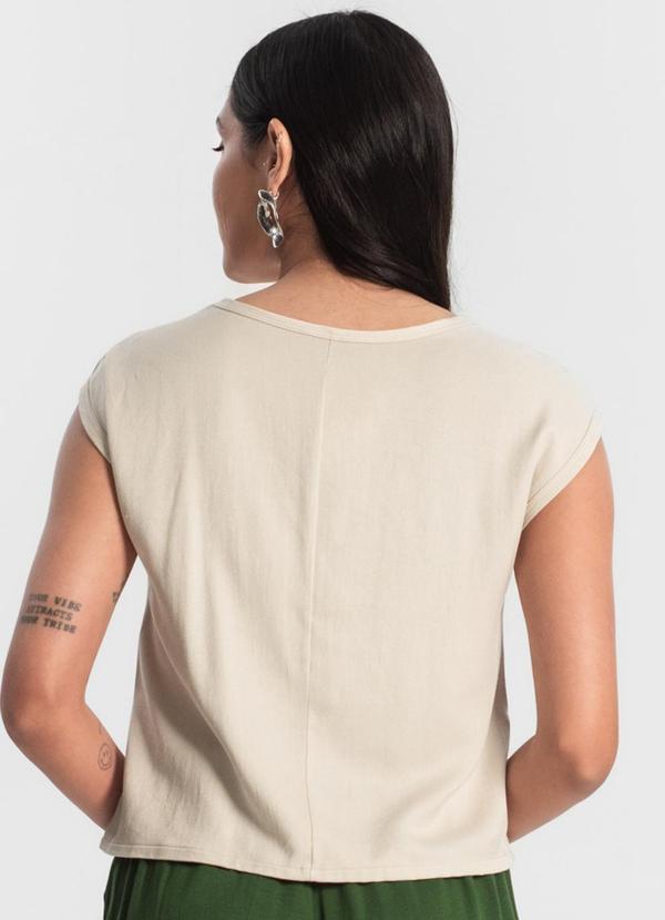 Rovitex - Blusa Feminina Viscose Bege 2