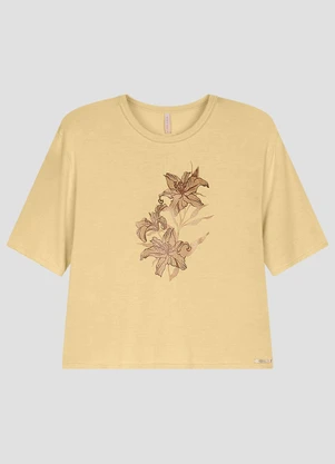 Cereja Rosa - Blusa Feminina Viscose Crepe Bege - CEREJA ROSA