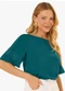 Rovitex - Blusa Feminina Viscose Khyara com Estampa Verde - variação: Verde