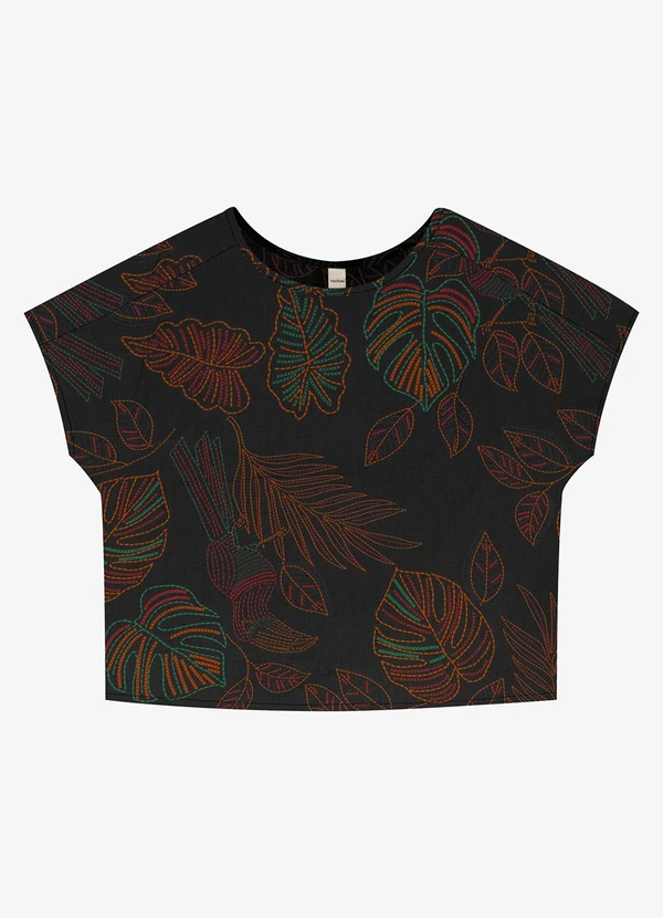 Rovitex - Blusa Feminina Viscose Khyara Preto