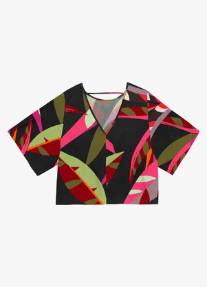 Rovitex - Blusa Feminina Viscose Khyara Preto - ROVITEX