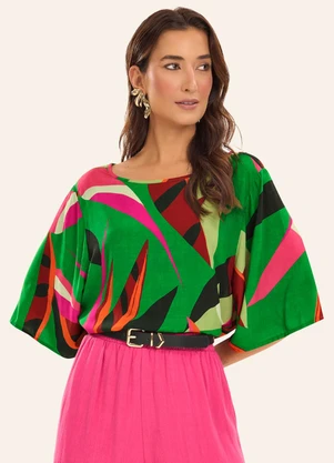 Rovitex - Blusa Feminina Viscose Khyara Verde - ROVITEX