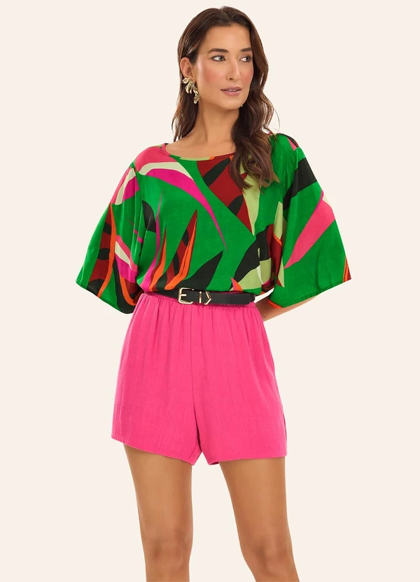 Rovitex - Blusa Feminina Viscose Khyara Verde 2