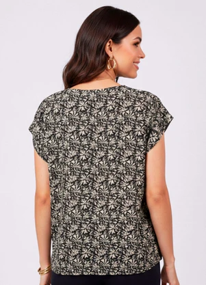 Torra - Blusa Feminina Viscose Preta - TORRA
