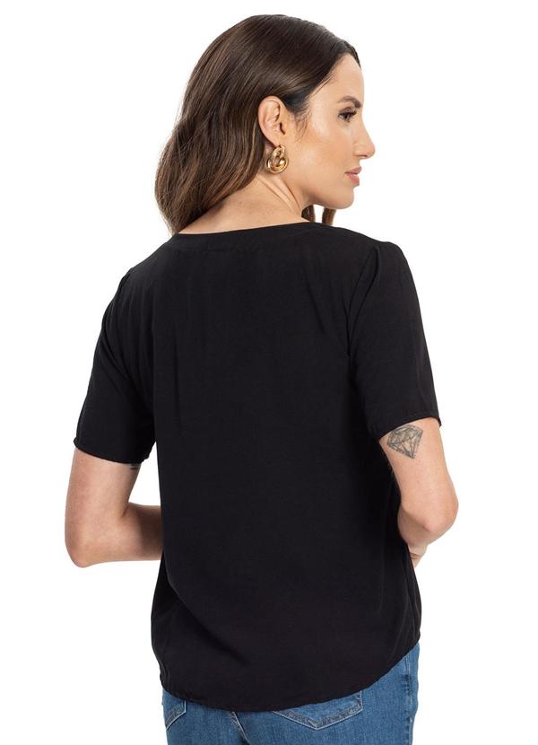 Endless - Blusa Feminina Viscose Preto 2