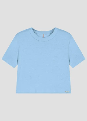 Cereja Rosa - Blusa Feminina Viscose Trabalhada Azul - CEREJA ROSA
