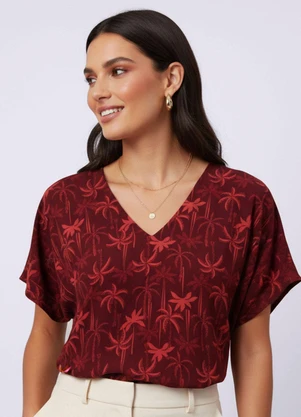 Torra - Blusa Feminina Viscose Vinho - TORRA