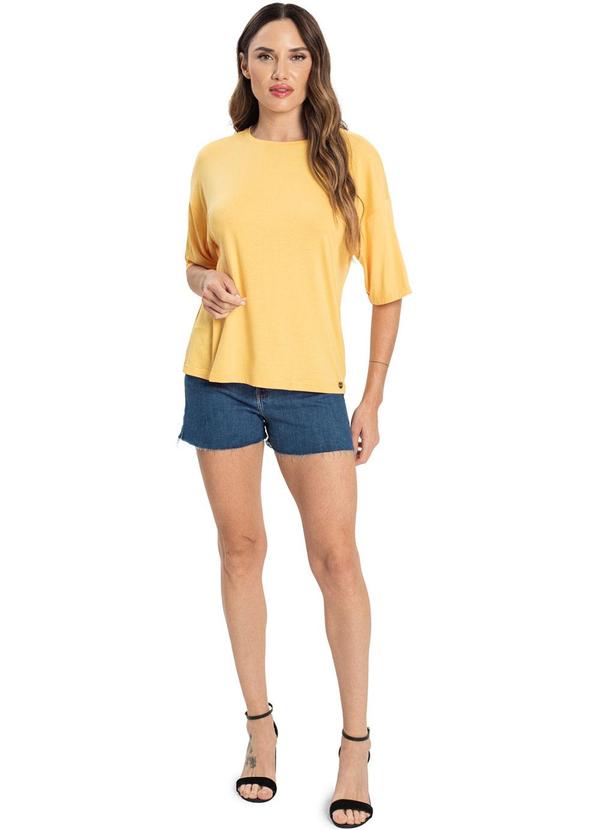 Endless - Blusa Feminina Viscotorcion Amarelo 3