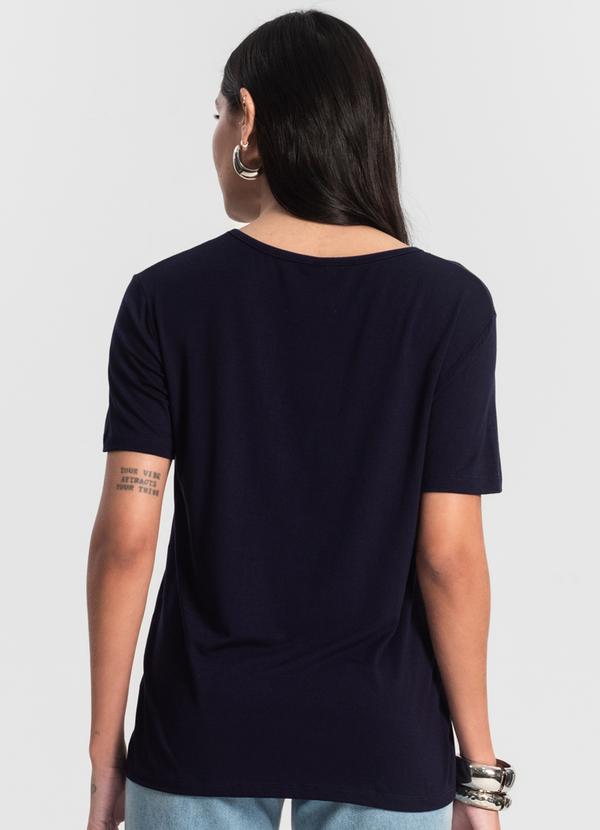 Rovitex - Blusa Feminina Viscotorcion Azul 2