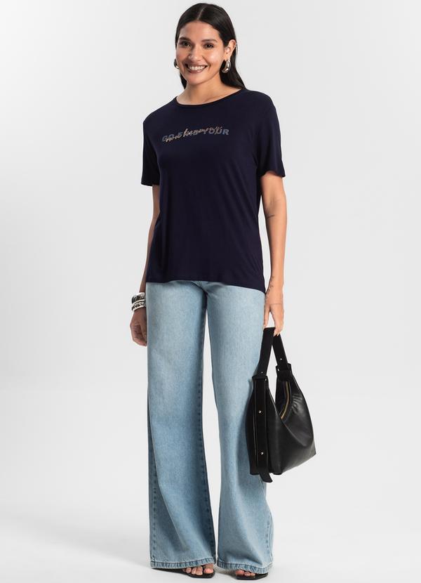 Rovitex - Blusa Feminina Viscotorcion Azul 3