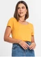 Rovitex - Blusa Viscotorcion Feminina Verde - variação: Amarelo