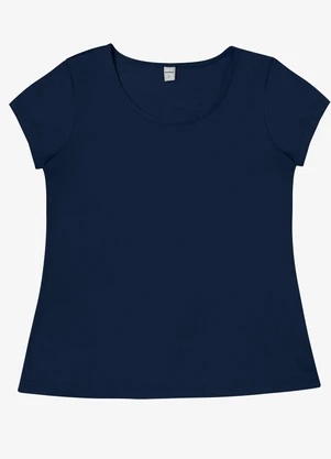 Rovitex - Blusa Feminina Viscotorcion Básica Azul - ROVITEX