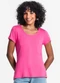 Rovitex - Blusa Feminina Viscotorcion Básica Rosa - variação: Rosa