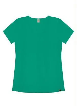 Rovitex - Blusa Feminina Viscotorcion Básica Verde - ROVITEX
