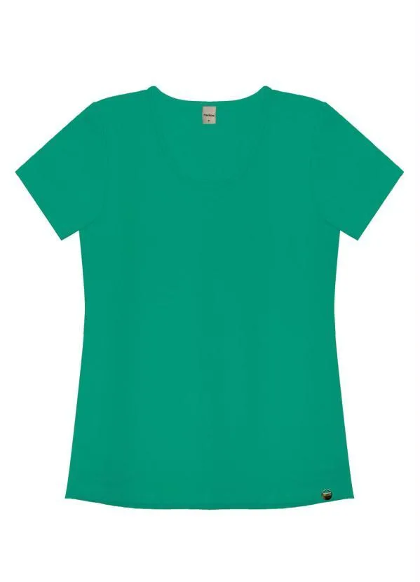 Rovitex - Blusa Feminina Viscotorcion Básica Verde
