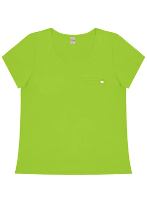 Rovitex - Blusa Feminina Viscotorcion Básica Verde - ROVITEX