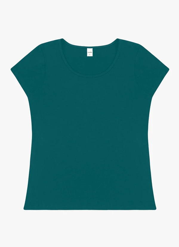 Rovitex - Blusa Feminina Viscotorcion Básica Verde