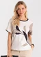 Rovitex - Blusa Feminina Viscotorcion Crepe Preto - variação: Preto