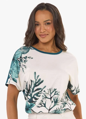 Rovitex - Blusa Feminina Viscotorcion Crepe Verde - ROVITEX