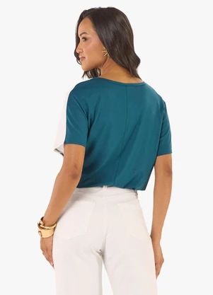 Rovitex - Blusa Feminina Viscotorcion Crepe Verde - ROVITEX