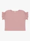 Rovitex - Blusa Feminina Viscotorcion Detalhe Manga Rosa - variação: Rosa
