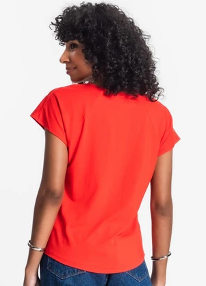 Rovitex - Blusa Feminina Viscotorcion Laranja - ROVITEX