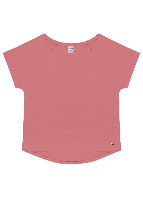 Rovitex - Blusa Feminina Viscotorcion Marrom