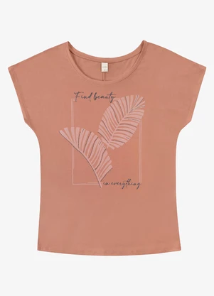 Rovitex - Blusa Feminina Viscotorcion Marrom - ROVITEX