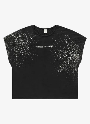 Rovitex - Blusa Feminina Viscotorcion Preto - ROVITEX