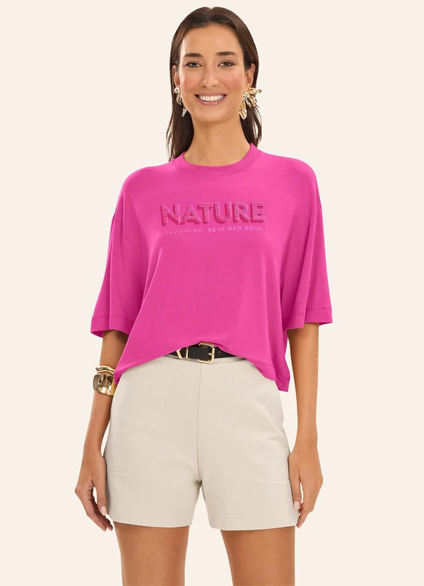 Rovitex - Blusa Feminina Viscotorcion Rosa 2