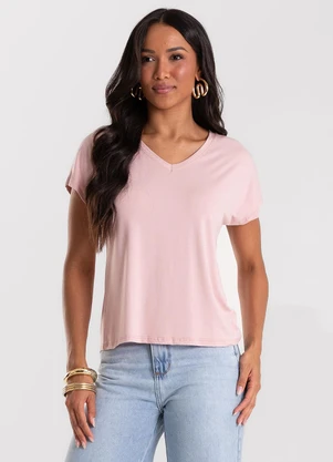 Rovitex - Blusa Feminina Viscotorcion Rosa - ROVITEX