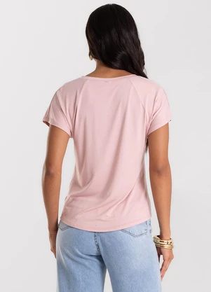 Rovitex - Blusa Feminina Viscotorcion Rosa - ROVITEX